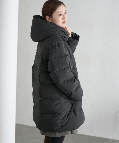 IENA(イエナ)の「LIMONTA パフィーネックミドルダウン(ダウンジャケット/コート・レディース・ブラック・38/36)」の7枚目の写真