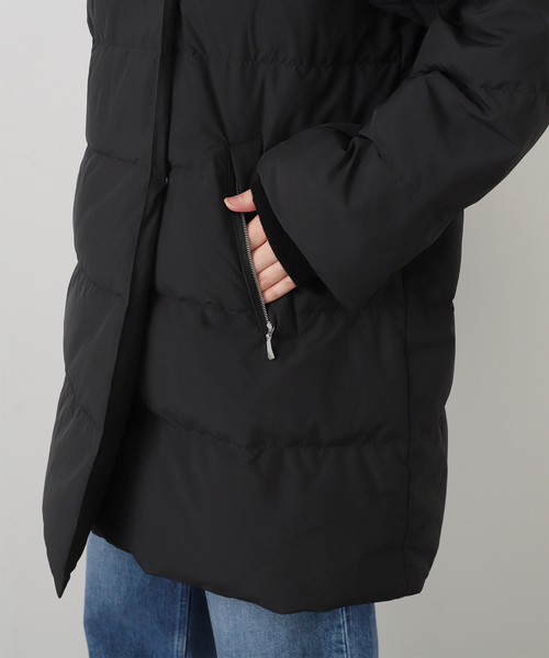 IENA(イエナ)の「LIMONTA パフィーネックミドルダウン(ダウンジャケット/コート・レディース・ブラック・38/36)」の20枚目の写真