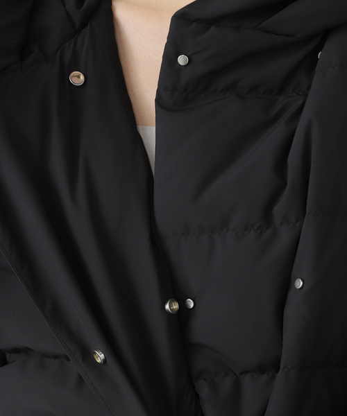 IENA(イエナ)の「LIMONTA パフィーネックミドルダウン(ダウンジャケット/コート・レディース・ブラック・38/36)」の21枚目の写真