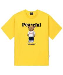 ビッグベアスタンディングTシャツ - イエロー