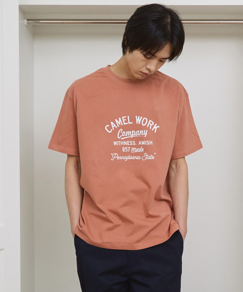 CAMEL WORK(キャメルワーク)の「ウィットネスA.半袖Tシャツ(ダストピッチ)(Tシャツ/カットソー・メンズ・その他・X-LARGE/LARGE/MEDIUM)」の1枚目の写真