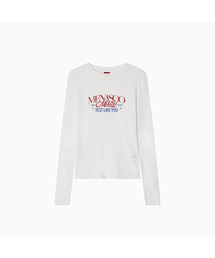 MENASOO（ミナス）の「MNS Soft Fitted Long T Shirt_White（Tシャツ/カットソー）」
