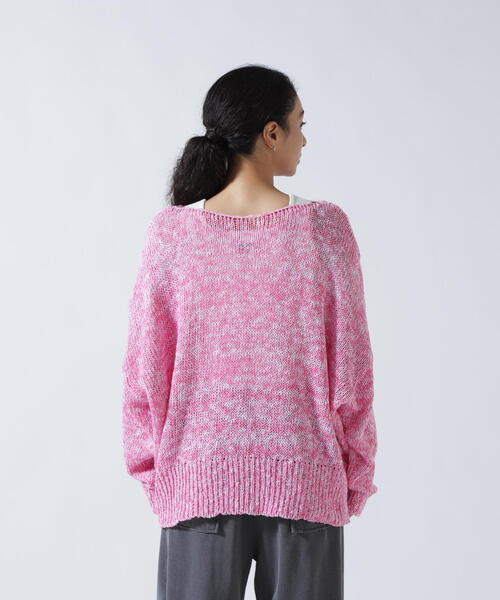 ROYAL FLASH（ロイヤルフラッシュ）の「MITSUKI/ミツキ/サマーニットゆるトップス（ニット/セーター・レディース・ピンク・F）」の5枚目の写真