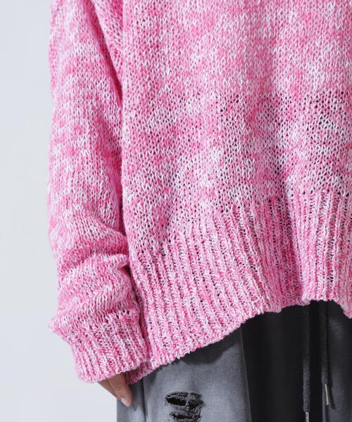 ROYAL FLASH（ロイヤルフラッシュ）の「MITSUKI/ミツキ/サマーニットゆるトップス（ニット/セーター・レディース・ピンク・F）」の8枚目の写真
