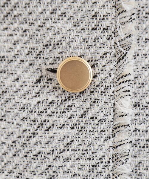 grove（グローブ）の「【手洗いOK】ツイードペプラムジレ（ベスト・レディース・ブラック系3/ネイビー・02/03/04/05/01）」の13枚目の写真