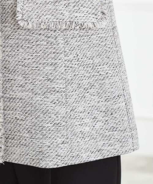 grove（グローブ）の「【手洗いOK】ツイードペプラムジレ（ベスト・レディース・ブラック系3/ネイビー・02/03/04/05/01）」の20枚目の写真