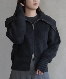 31 Sons de mode | ダブルジップニットコーディガン(カーディガン/ボレロ)