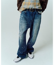 ADAM PATEK（アダムパテック）の「【ADAMPATEK/アダムパテック】washed riot nep selvedge denim 加工パンツ（デニムパンツ）」