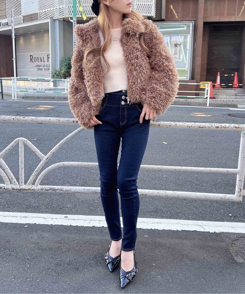 INGNI(イング)の「【WEB限定】ハイウエストスキニーデニムパンツ(デニムパンツ・レディース・ブルー系その他4/インディゴブルー・S/M)」の20枚目の写真