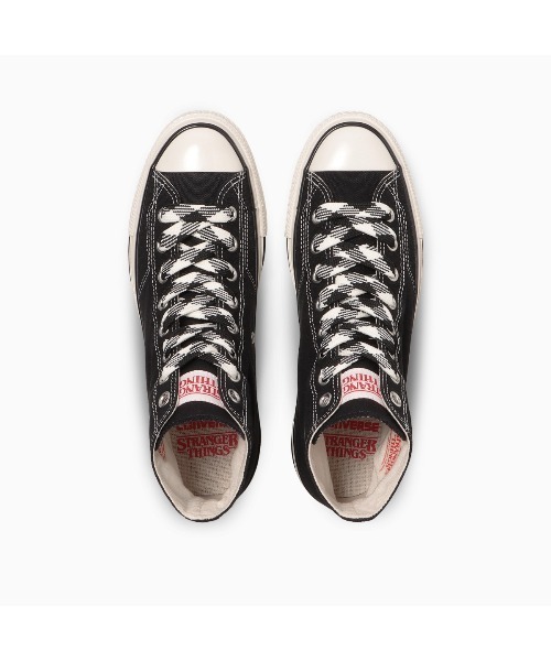 CONVERSE（コンバース）の「CONVERSE ALL STAR AGED 87 CL HI / STRANGER THINGS 5（コンバース オールスター エイジド 87 CL HI / ストレンジャー・シングス 5）（スニーカー・メンズ・ブラック・23cm/23.5cm/24cm/24.5cm/25cm/25.5cm/26cm/26.5cm/27cm/27.5cm/28cm/29cm）」の4枚目の写真