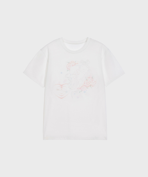 ALKI ALKA(アルキアルカ)の「AK Graphic T-Shirt (1color)(Tシャツ/カットソー・レディース・ホワイト・FREE)」の3枚目の写真
