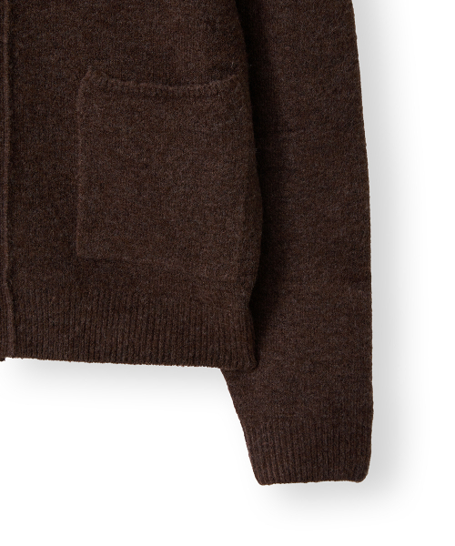 HOOVES（フーブス）の「Hooded Button Knit Cardigan [Brown]（カーディガン/ボレロ・メンズ・その他・X-LARGE/MEDIUM/LARGE）」の4枚目の写真