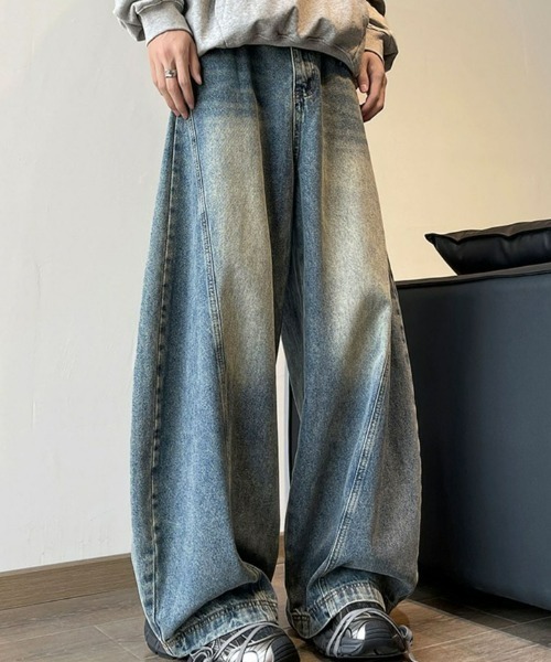 REBALANCE（リバランス）の「レトロワイドレッグパンツ（その他パンツ・メンズ・A・LARGE/MEDIUM/SMALL）」の2枚目の写真