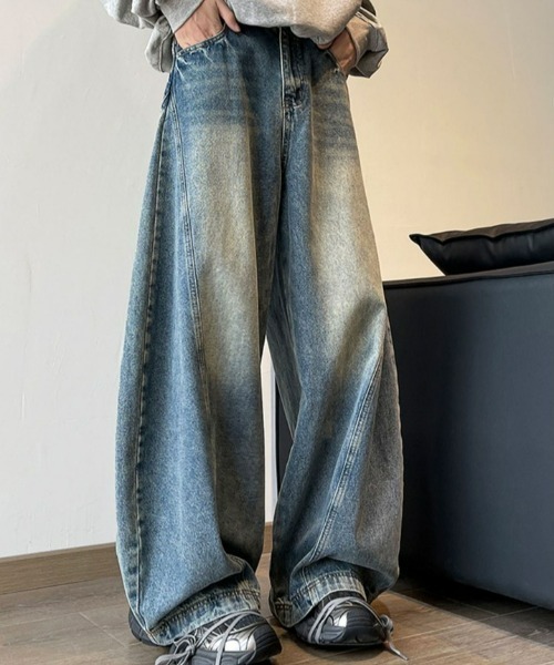 REBALANCE（リバランス）の「レトロワイドレッグパンツ（その他パンツ・メンズ・A・LARGE/MEDIUM/SMALL）」の4枚目の写真