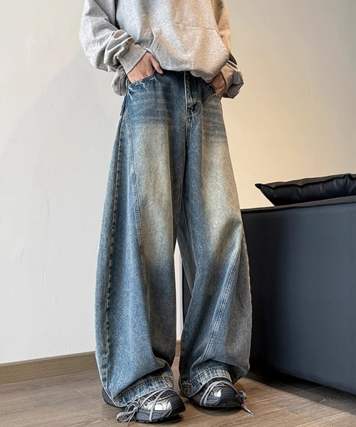 REBALANCE（リバランス）の「レトロワイドレッグパンツ（その他パンツ・メンズ・A・LARGE/MEDIUM/SMALL）」の6枚目の写真