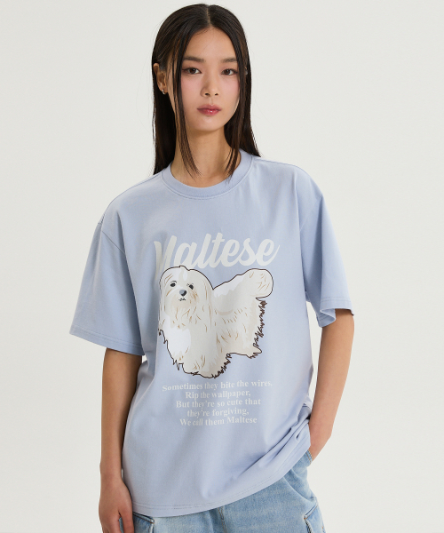 マルチーズシャツ マルチーズアーカイブTシャツ - WaiKei | 60% - アジアファッション通販