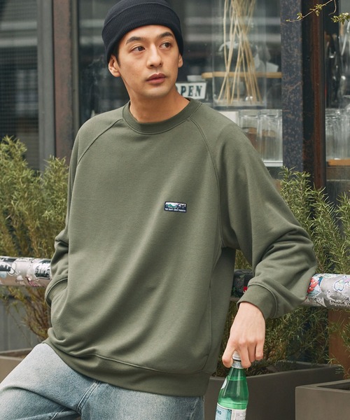 THE CRAFT CREW PRODUCTS(ザクラフトクループロダクツ)の「【UNNOTICEシリーズ】<セットアップ対応> 11oz ヘビーウェイト オーバーサイズ クルーネック DRY裏毛 スウェット /イージーケア・クイックドライ・UVカット【THE CRAFT CREW PRODUCTS】(スウェット・メンズ・キャメル/ダークグレー/ネイビー/ブラック系/アッシュグレー/ブラック/オリーブ系・S/M/L)」の5枚目の写真