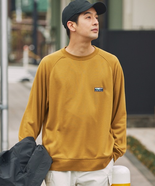 THE CRAFT CREW PRODUCTS(ザクラフトクループロダクツ)の「【UNNOTICEシリーズ】<セットアップ対応> 11oz ヘビーウェイト オーバーサイズ クルーネック DRY裏毛 スウェット /イージーケア・クイックドライ・UVカット【THE CRAFT CREW PRODUCTS】(スウェット・メンズ・キャメル/ダークグレー/ネイビー/ブラック系/アッシュグレー/ブラック/オリーブ系・S/M/L)」の7枚目の写真