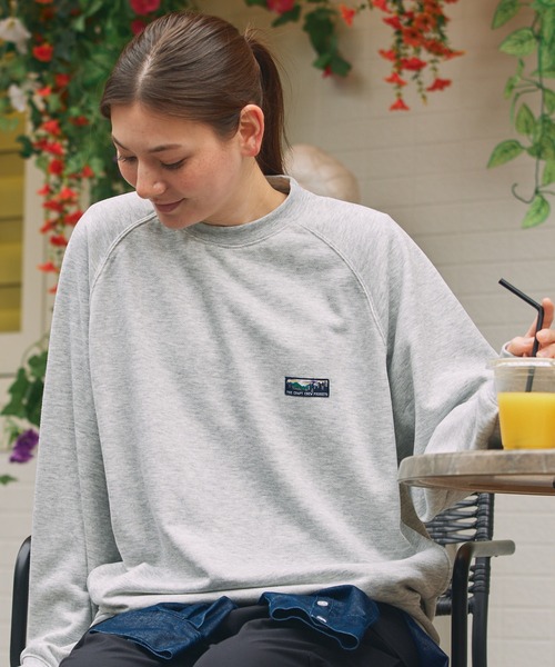 THE CRAFT CREW PRODUCTS(ザクラフトクループロダクツ)の「【UNNOTICEシリーズ】<セットアップ対応> 11oz ヘビーウェイト オーバーサイズ クルーネック DRY裏毛 スウェット /イージーケア・クイックドライ・UVカット【THE CRAFT CREW PRODUCTS】(スウェット・メンズ・キャメル/ダークグレー/ネイビー/ブラック系/アッシュグレー/ブラック/オリーブ系・S/M/L)」の11枚目の写真