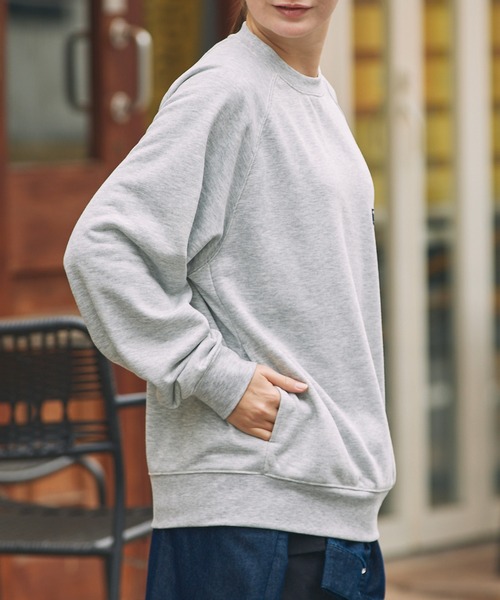 THE CRAFT CREW PRODUCTS(ザクラフトクループロダクツ)の「【UNNOTICEシリーズ】<セットアップ対応> 11oz ヘビーウェイト オーバーサイズ クルーネック DRY裏毛 スウェット /イージーケア・クイックドライ・UVカット【THE CRAFT CREW PRODUCTS】(スウェット・メンズ・キャメル/ダークグレー/ネイビー/ブラック系/アッシュグレー/ブラック/オリーブ系・S/M/L)」の13枚目の写真