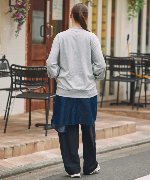 THE CRAFT CREW PRODUCTS(ザクラフトクループロダクツ)の「【UNNOTICEシリーズ】<セットアップ対応> 11oz ヘビーウェイト オーバーサイズ クルーネック DRY裏毛 スウェット /イージーケア・クイックドライ・UVカット【THE CRAFT CREW PRODUCTS】(スウェット・メンズ・キャメル/ダークグレー/ネイビー/ブラック系/アッシュグレー/ブラック/オリーブ系・S/M/L)」の20枚目の写真