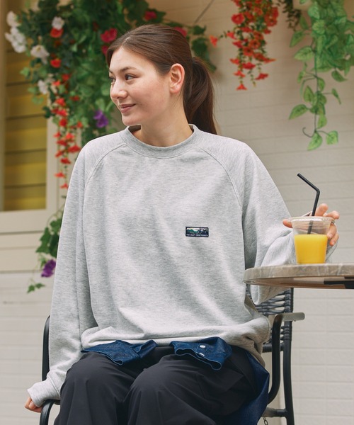 THE CRAFT CREW PRODUCTS(ザクラフトクループロダクツ)の「【UNNOTICEシリーズ】<セットアップ対応> 11oz ヘビーウェイト オーバーサイズ クルーネック DRY裏毛 スウェット /イージーケア・クイックドライ・UVカット【THE CRAFT CREW PRODUCTS】(スウェット・メンズ・キャメル/ダークグレー/ネイビー/ブラック系/アッシュグレー/ブラック/オリーブ系・S/M/L)」の22枚目の写真