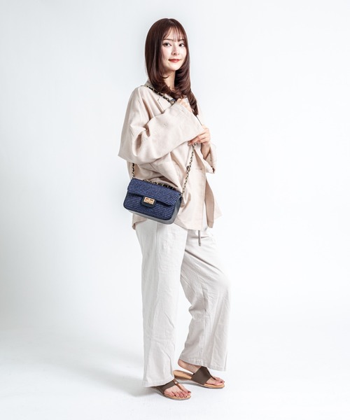 Rivel(リヴェル)の「【PINAZ】トングフラットサンダル エラスティック コンフォート(サンダル・レディース・シルバー/ブラウン系その他/ナチュラル・39/37/36)」の10枚目の写真