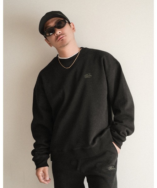 #Re:room(リルーム)の「ウール ブレンド ヘリンボーン スウェット(スウェット・メンズ・ベージュ/ブラック・S-M/M-L)」の18枚目の写真