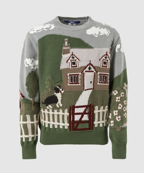 JUNYA WATANABE MAN(ジュンヤワタナベマン)の「LANDSCAPE PATTERN KNIT(ニット/セーター・メンズ・マルチ・M)」の2枚目の写真