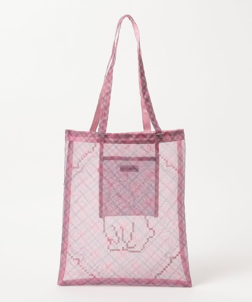 Ray BEAMS(レイビームス)の「【別注】Casselini / チュール刺繍トート(トートバッグ・レディース・グリーン系その他2/ピンク/ブルー・ONE SIZE)」の11枚目の写真