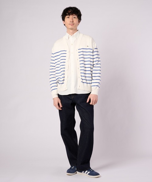 Arnold Palmer(アーノルドパーマー)の「3SEDAI KNIT シェア カーディガン(カーディガン/ボレロ・レディース・ネイビー/ホワイト/ネイビー系/グレー・L/M/S/XS/LL)」の8枚目の写真