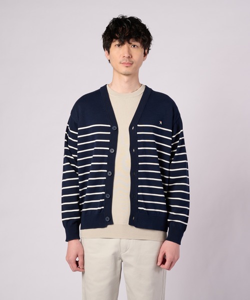 Arnold Palmer(アーノルドパーマー)の「3SEDAI KNIT シェア カーディガン(カーディガン/ボレロ・レディース・ネイビー/ホワイト/ネイビー系/グレー・L/M/S/XS/LL)」の20枚目の写真