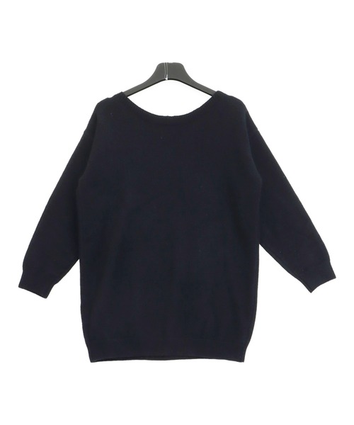 ANAP（アナップ）の「ロゴ プリント チュニック ニット ワンピース（ワンピース・レディース・アイボリー/ブラック・F）」の17枚目の写真