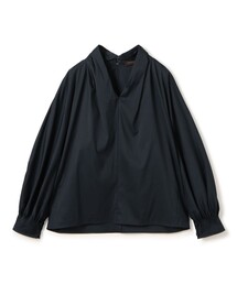 ストレッチブロード ドルマンパフブラウス