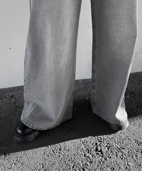 LVEU.（ラブユ.）の「【LVEU.】グレーストレートデニム / ボトムス デニム パンツ グレー ストレート シンプル 色落ち ヴィンテージ ZOZOTOWN限定（デニムパンツ・レディース・グレー・FREE）」の14枚目の写真