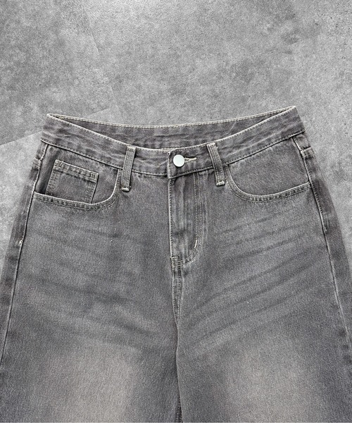 LVEU.（ラブユ.）の「【LVEU.】グレーストレートデニム / ボトムス デニム パンツ グレー ストレート シンプル 色落ち ヴィンテージ ZOZOTOWN限定（デニムパンツ・レディース・グレー・FREE）」の19枚目の写真