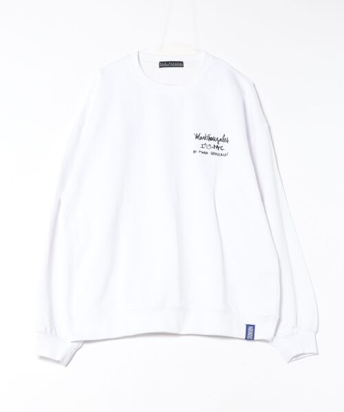 RiNc (リンク)の「【 MARK GONZALES 】 I Love NYC グラフィック バックスウェット(スウェット・メンズ・杢グレー/ブラック/ホワイト・M/L/XL)」の12枚目の写真