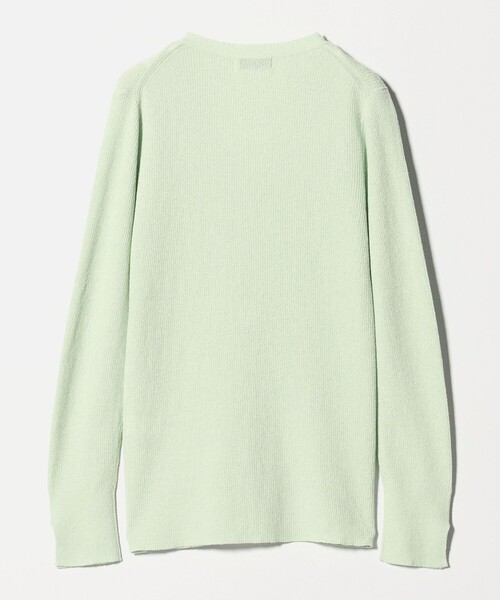 リブ ニット Vネック カーディガン ウォッシャブル（カーディガン