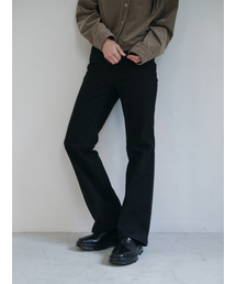 PEEP（ピープ）の「ストレートブラックブーツカットジーンズ（デニムパンツ）」