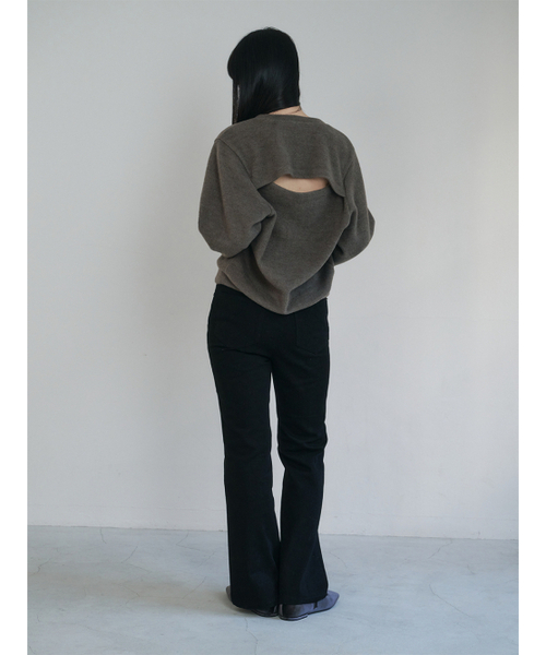 PEEP（ピープ）の「ストレートブラックブーツカットジーンズ（デニムパンツ・レディース・その他・SMALL/MEDIUM）」の3枚目の写真