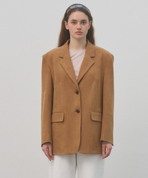 CLASSIC SUEDE JACKET - CAMEL