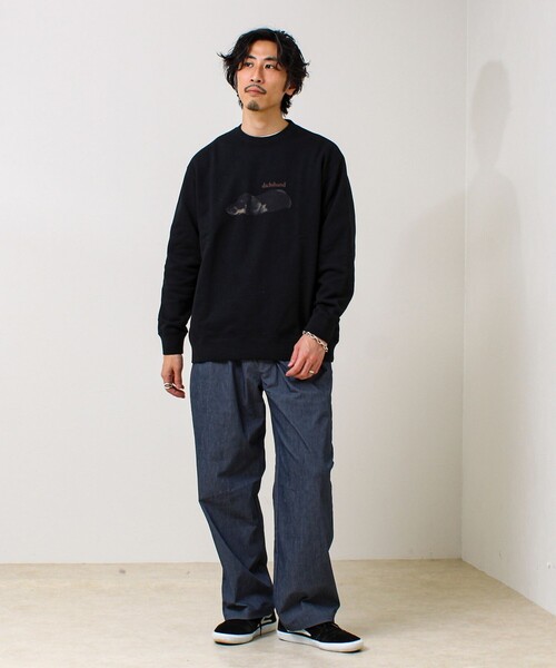 GLOSTER（グロスター）の「【MY PET】クルーネックプリントスウェット（スウェット・メンズ・グレー系その他2/ブラック系その他2/グレー系その他/ブラック系その他3/ブラック系その他4/ブラック系その他/グレー系その他4/グレー系その他3・M/S/L）」の13枚目の写真