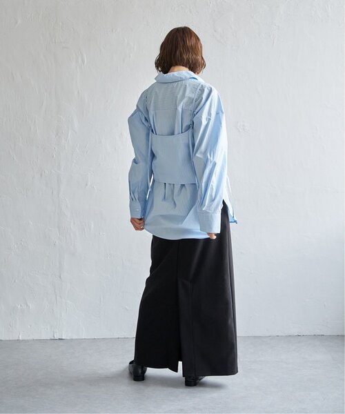 notch.(ノッチ)の「ストライプブロードシャツ(シャツ/ブラウス・レディース・ライトブルー/ライトピンク・M)」の18枚目の写真