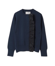 martinique（マルティニーク）の「《追加》【l’heritage martinique/レリタージュ マルティニーク】タフタフリルカーディガン（カーディガン/ボレロ）」