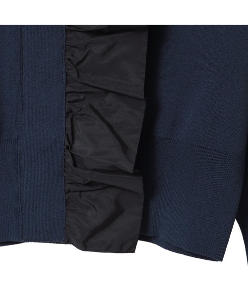 martinique（マルティニーク）の「《追加》【l’heritage martinique/レリタージュ マルティニーク】タフタフリルカーディガン（カーディガン/ボレロ・レディース・アイボリー/ブラック/ネイビー・FREE）」の6枚目の写真