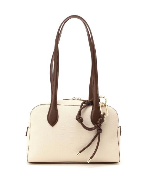 NATURAL BEAUTY BASIC（ナチュラルビューティーベーシック）の「◇チャームデコラキャンバスボストンバッグ（ボストンバッグ・レディース・ホワイト系その他/グリーン系その他6・ﾌﾘ-）」の3枚目の写真