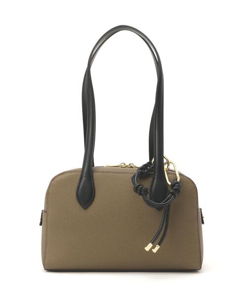 NATURAL BEAUTY BASIC（ナチュラルビューティーベーシック）の「◇チャームデコラキャンバスボストンバッグ（ボストンバッグ・レディース・ホワイト系その他/グリーン系その他6・ﾌﾘ-）」の4枚目の写真