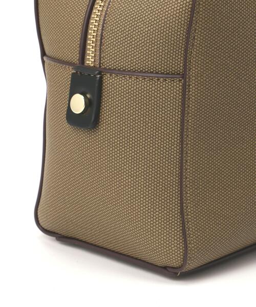 NATURAL BEAUTY BASIC（ナチュラルビューティーベーシック）の「◇チャームデコラキャンバスボストンバッグ（ボストンバッグ・レディース・ホワイト系その他/グリーン系その他6・ﾌﾘ-）」の8枚目の写真