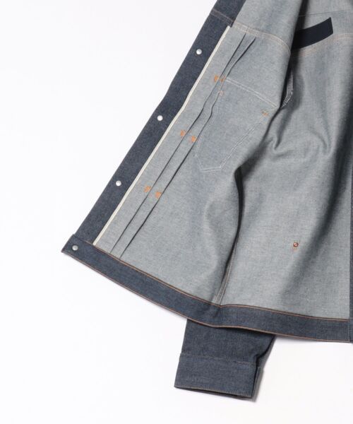 Lee(リー)の「Wrangler/ラングラー ARCHIVE 111MJ JACKET 1951 MODEL(デニムジャケット・メンズ・ノンウォッシュ・36/38/40/42/44)」の3枚目の写真