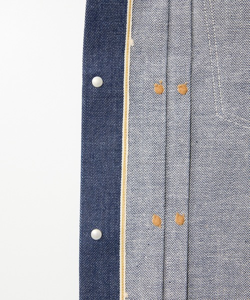 Lee(リー)の「Wrangler/ラングラー ARCHIVE 111MJ JACKET 1951 MODEL(デニムジャケット・メンズ・ノンウォッシュ・36/38/40/42/44)」の11枚目の写真
